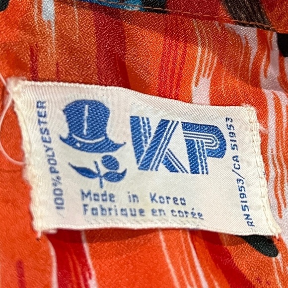 Hawaiian Hawaii Vintage Floral Button Down Honeymoon Short Sleeve Shirt - Picture 7 of 7